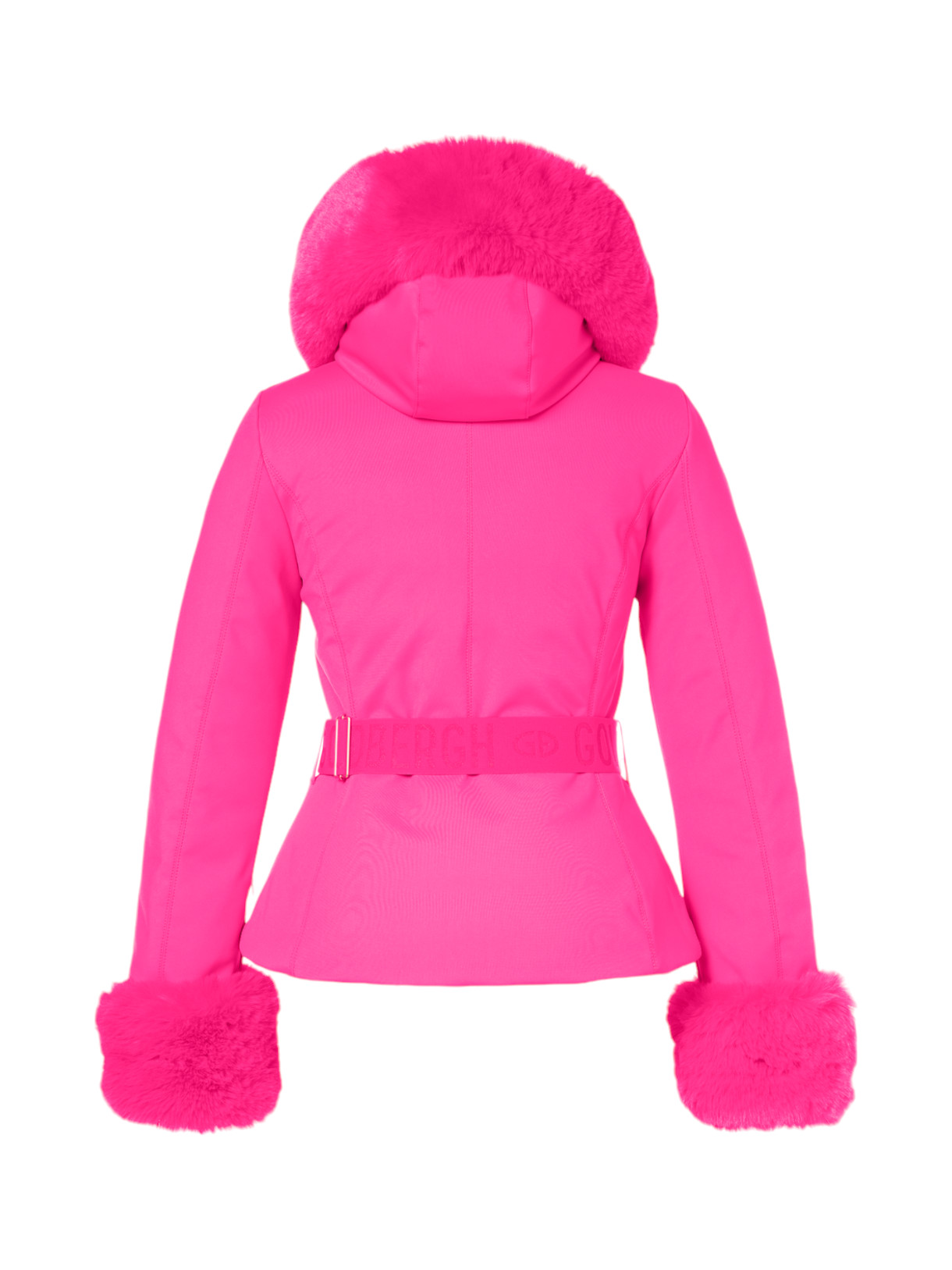 Giselle Damen Softshell Daunen Skijacke mit Kapuze 2