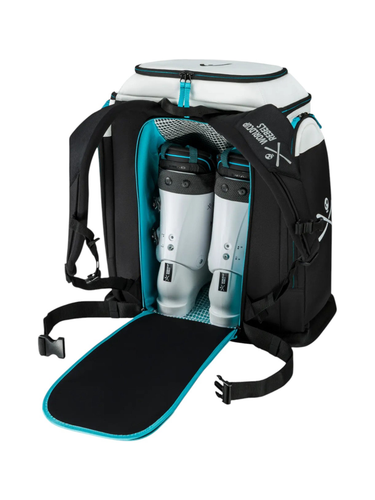 Rebels Racing Backpack 70L Rucksack mit Skischuhfach 2