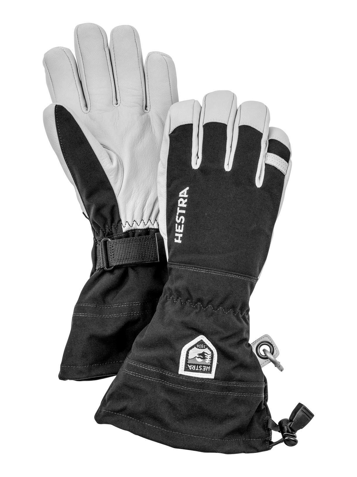 Army Leather Heli Ski 5 Finger Skihandschuhe 2