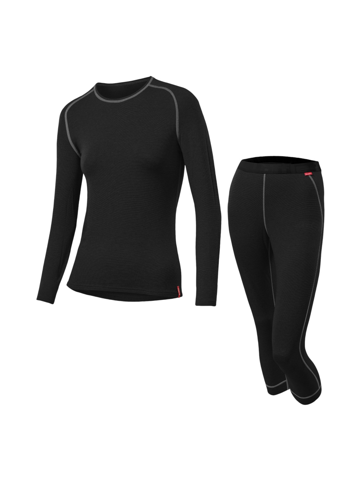 Damen Funktionswäsche Set Shirt und Hose 3/4 Transtex Warm 2