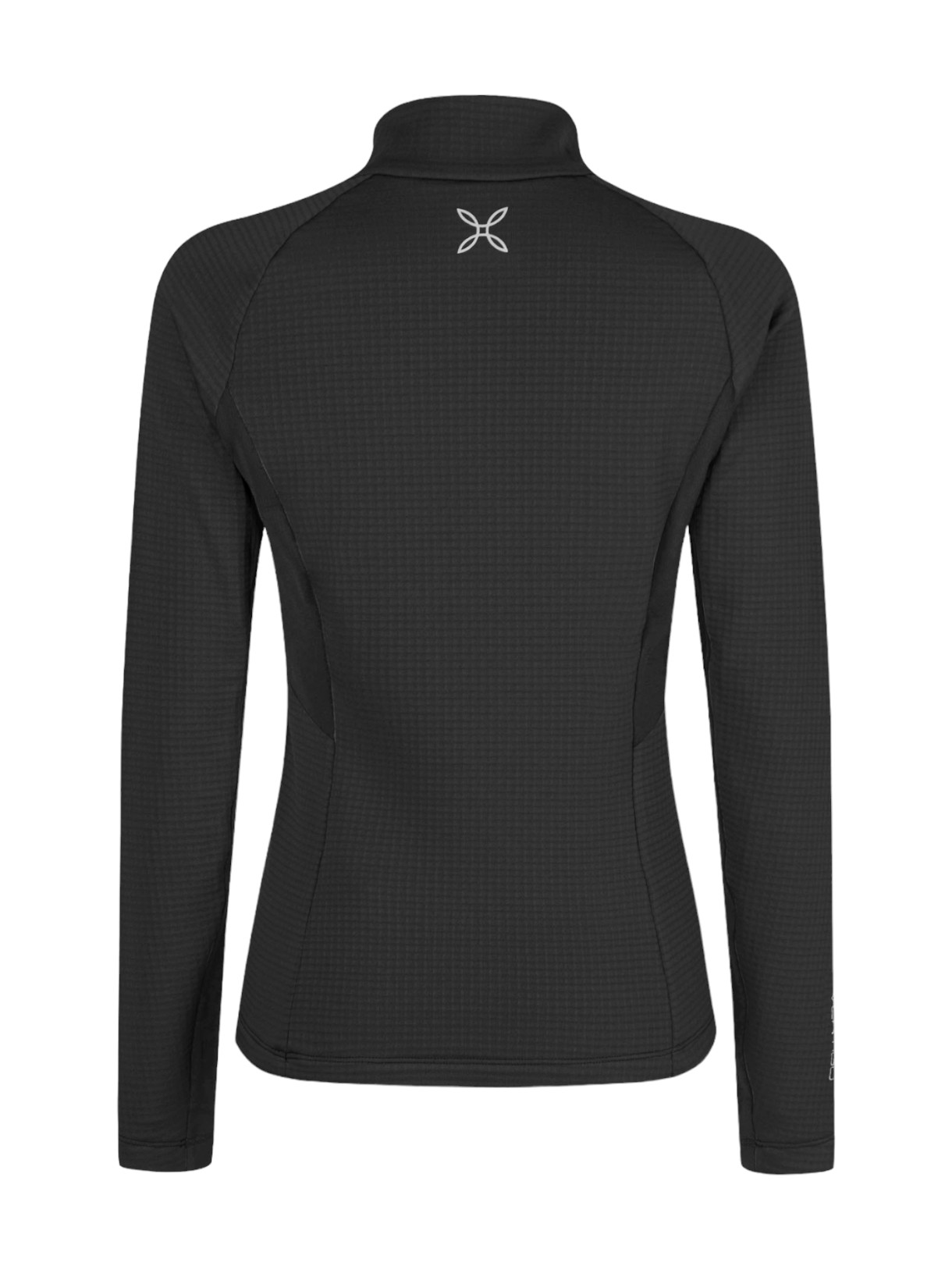 Stretch Color 3 Zip Maglia Damen Fleece Langarm Shirt 2