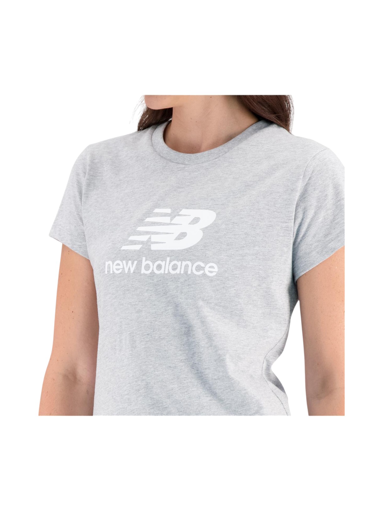 Essentials Stacked Logo Damen T-Shirt 2