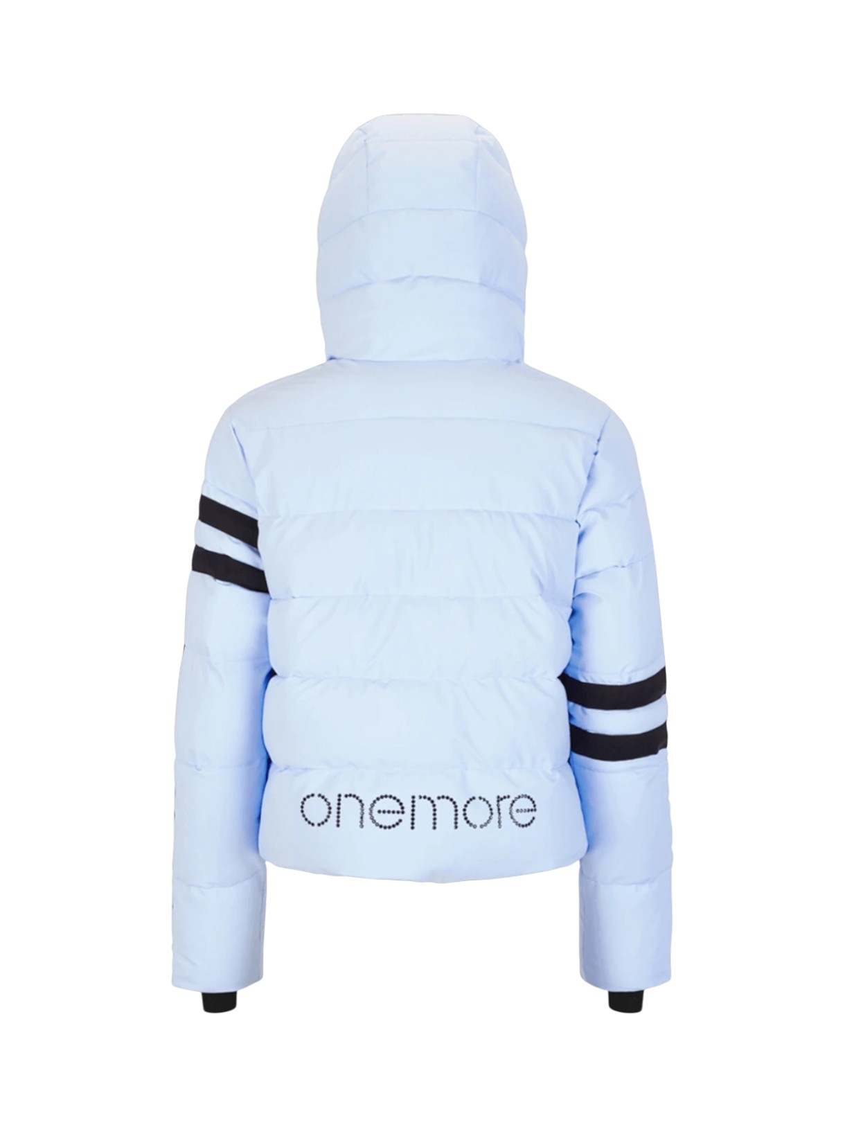 211 Eco Down Damen Skijacke mit Swarovski-Kristalle und Kapuze mit Kunstpelzbesatz 2