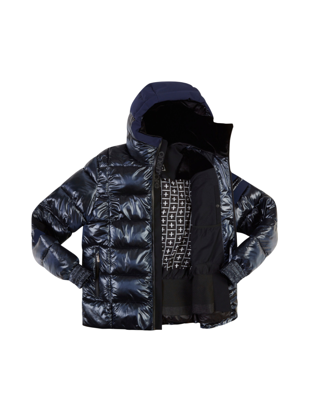 211 Eco-Down Herren Ski- und Freizeit Jacke mit Kapuze 2