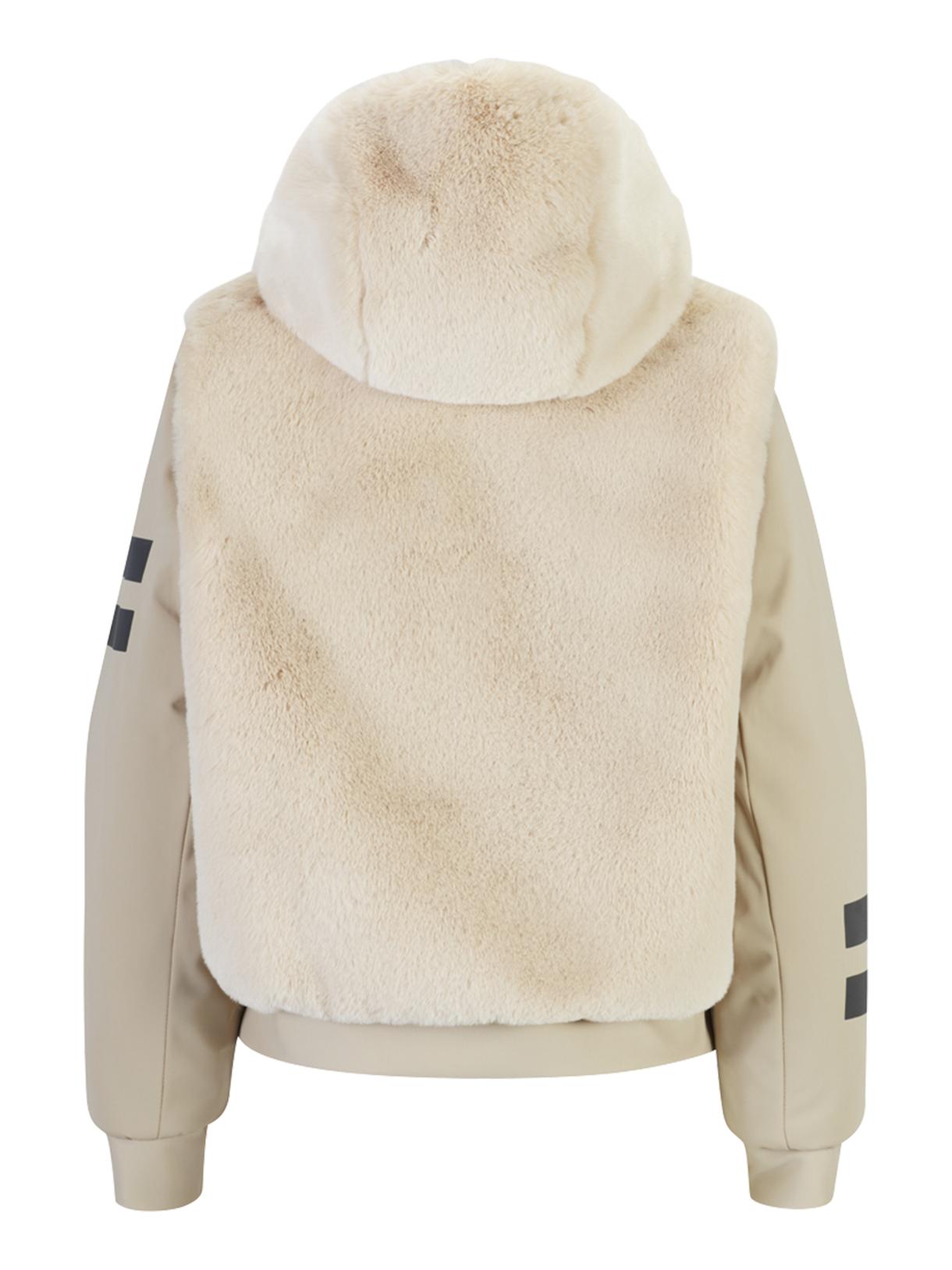 461 Double-Face Bomber Damen Skijacke mit Kapuze 2