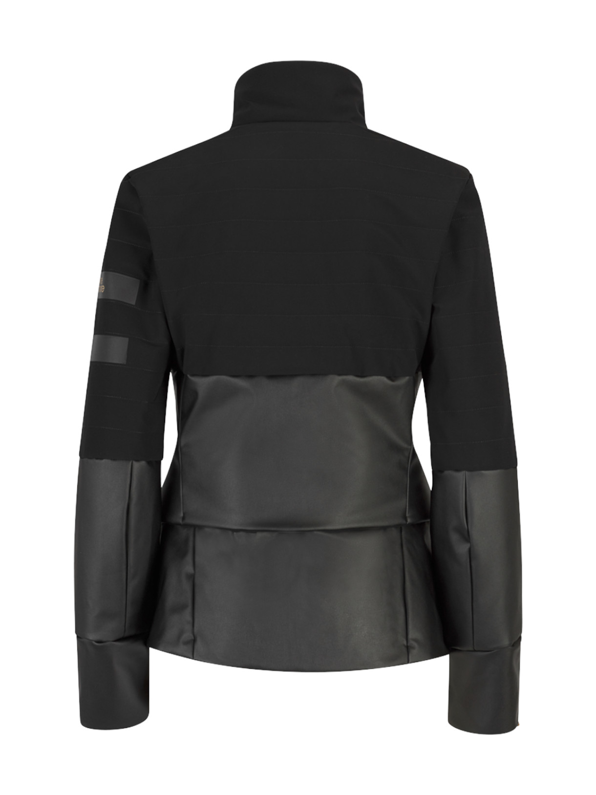 471 Zweiteilige Damen Cropped Jacke mit Kunstpelz Bolero 2