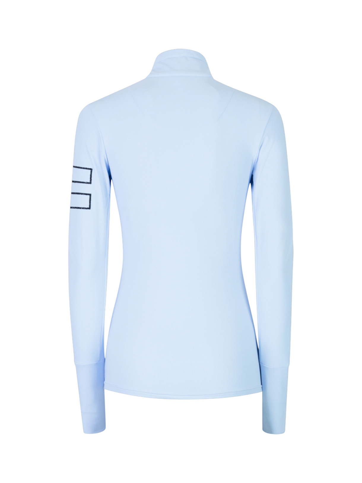 631 Damen Rollkragen Pullover mit Half Zip Reißverschluss 2