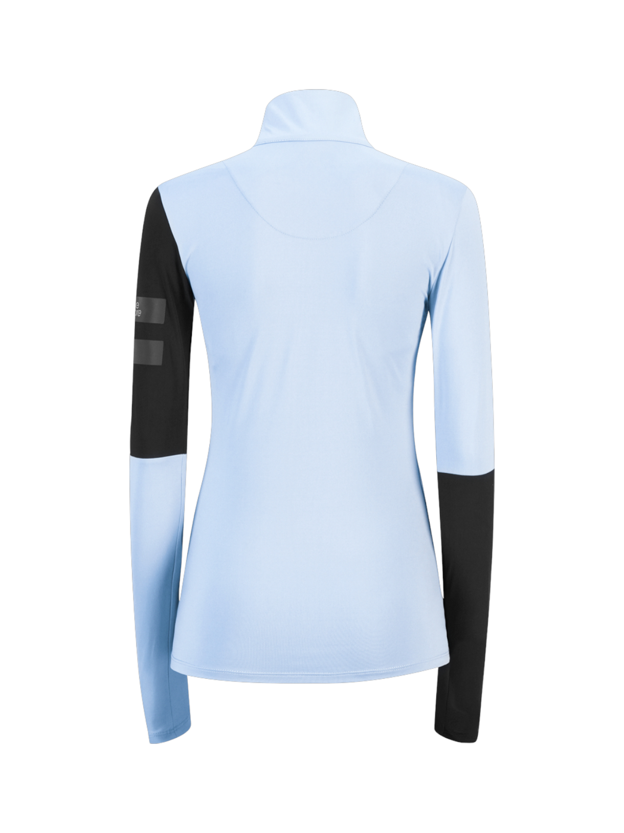 681 Damen Rollkragen Pullover mit Half Zip Reißverschluss 2