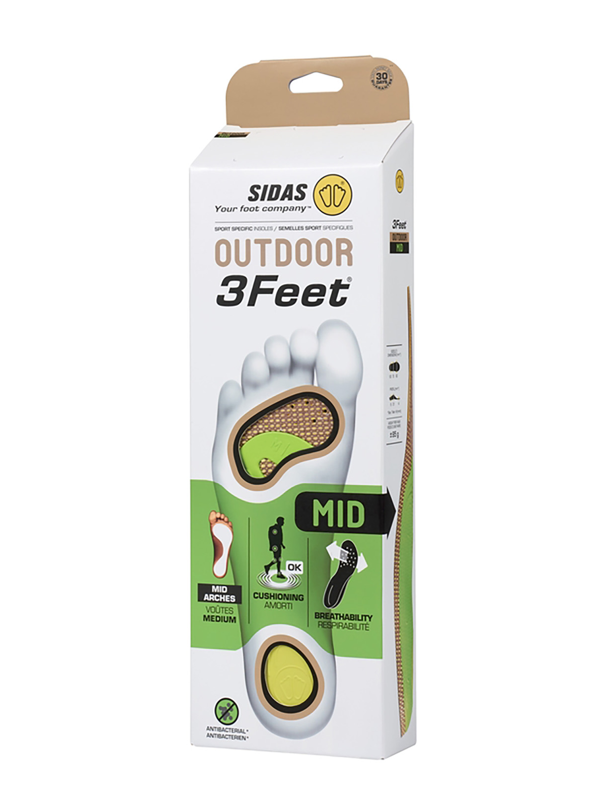 3Feet Outdoor Mid Einlegesohlen 2