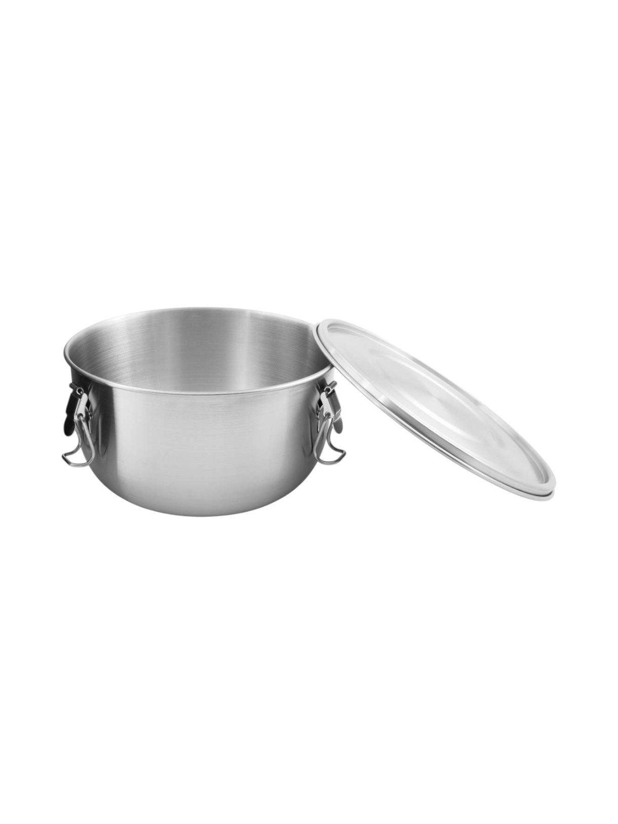 Foodcontainer 1.5L Edelstahlschüssel mit Deckel 2