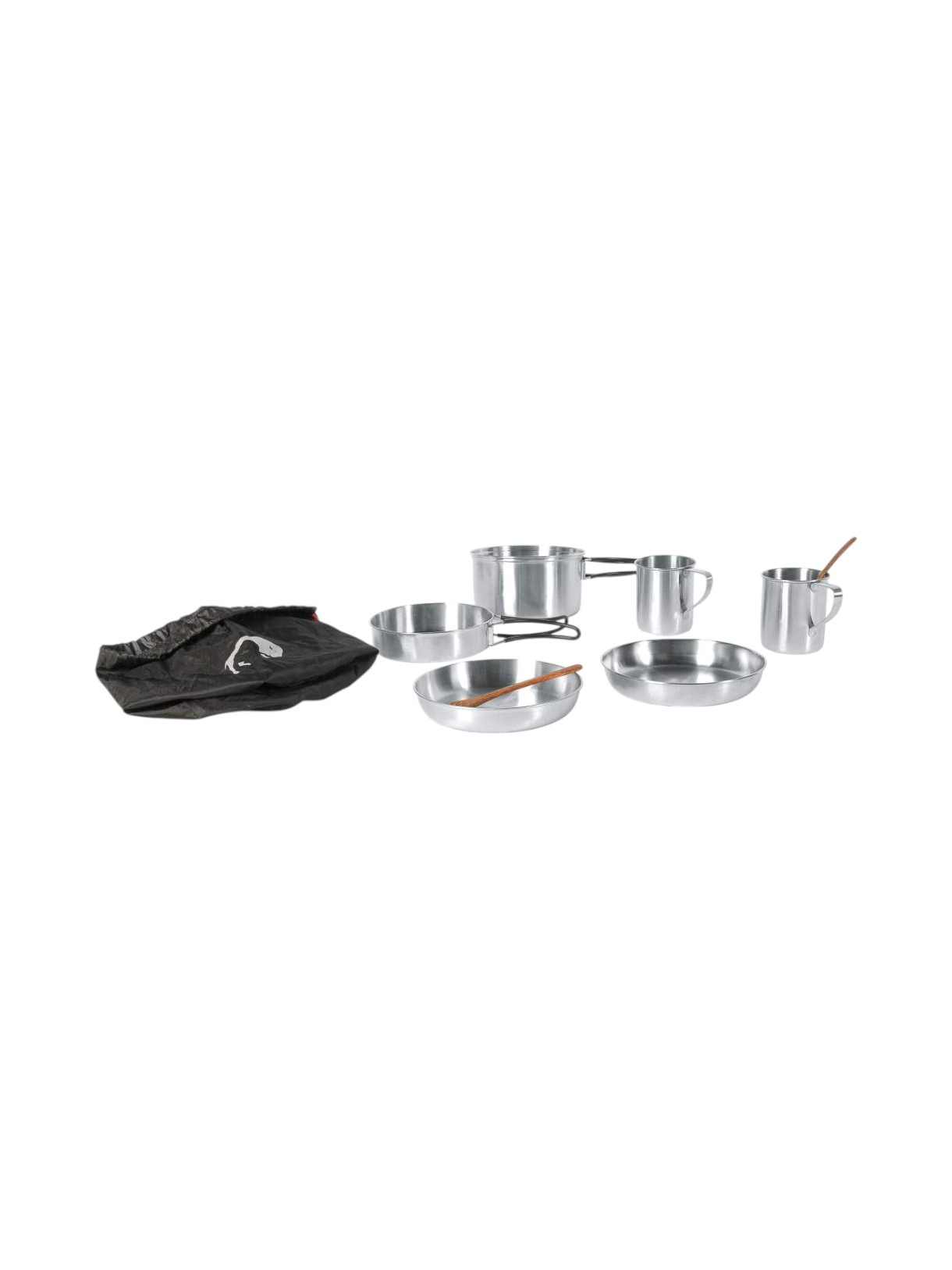 PICNIC SET KOCHTOPF SET inkl. TELLER & B silber 2