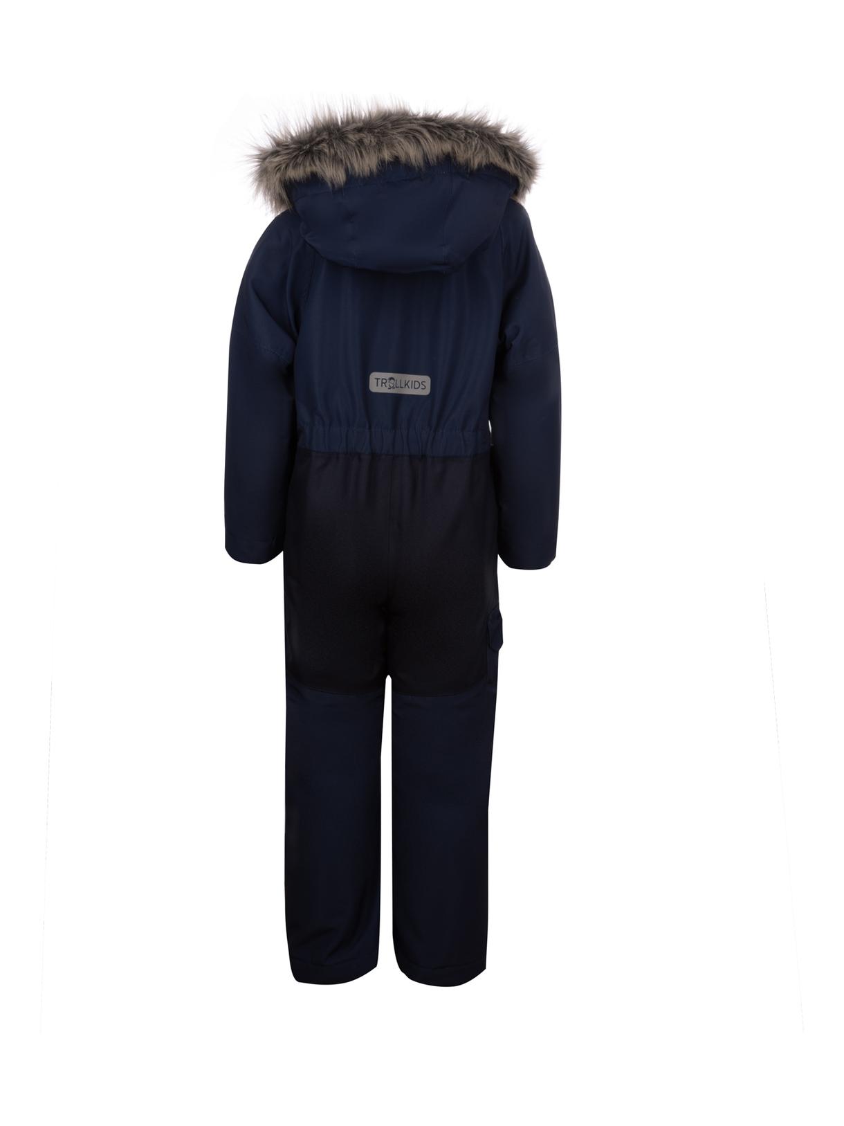 Kirkenes Kinder Schneeanzug mit abnehmbarer Kapuze mit Kunstfell 2