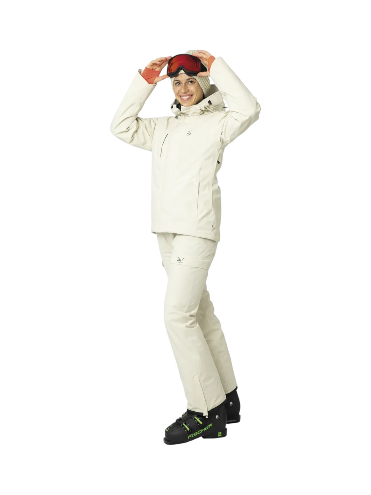 Edum Damen Skijacke mit Kapuze 3