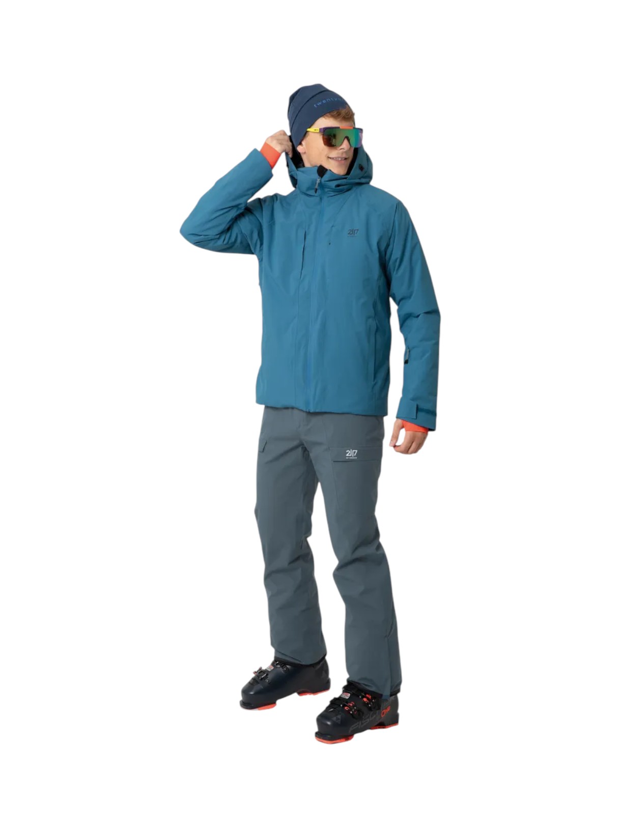 Edum Herren Skihose mit abnehmbaren Hosenträgern 3