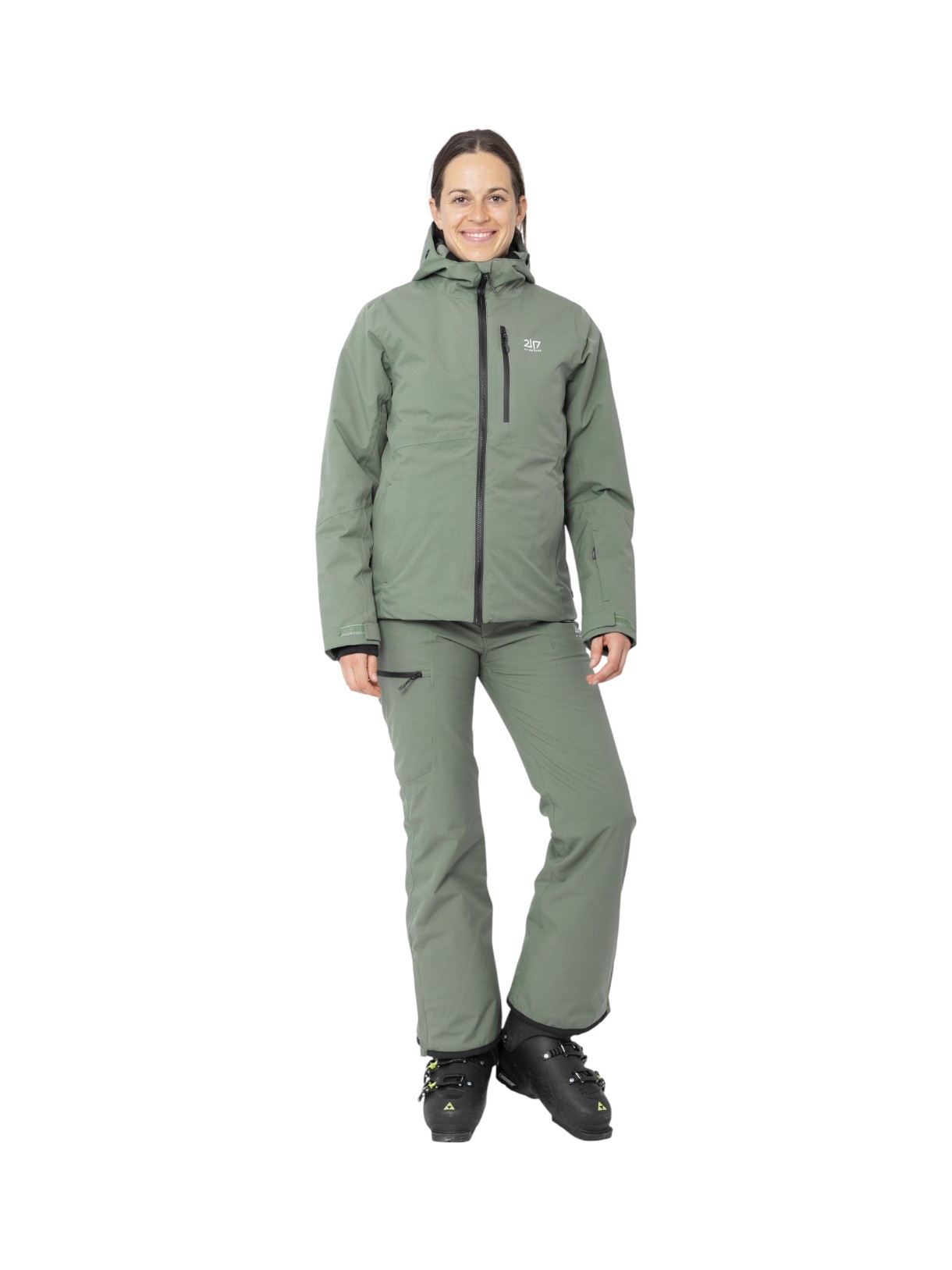 Kabo Damen Skijacke mit Kapuze 3