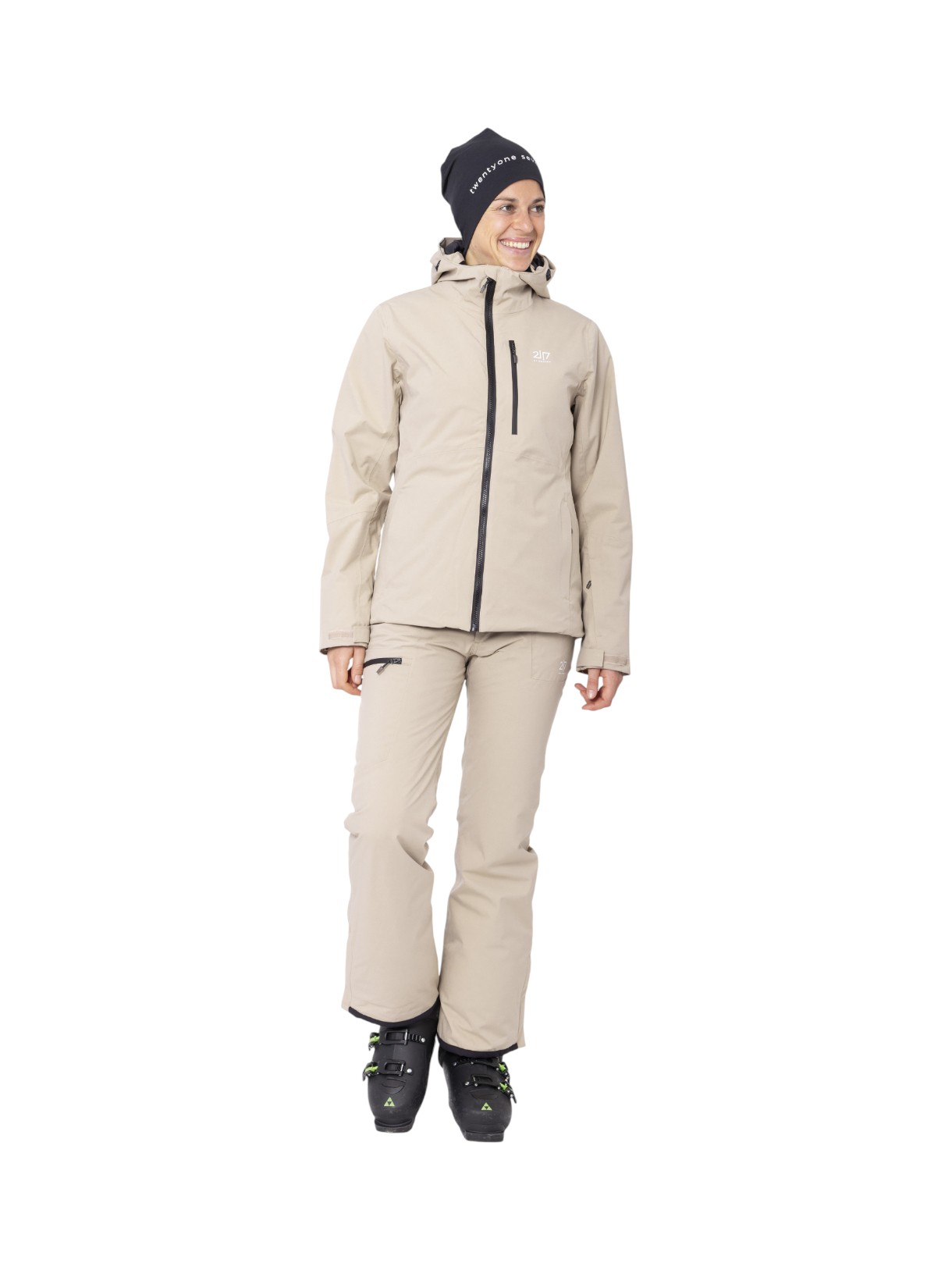 Kabo Damen Skijacke mit Kapuze 3