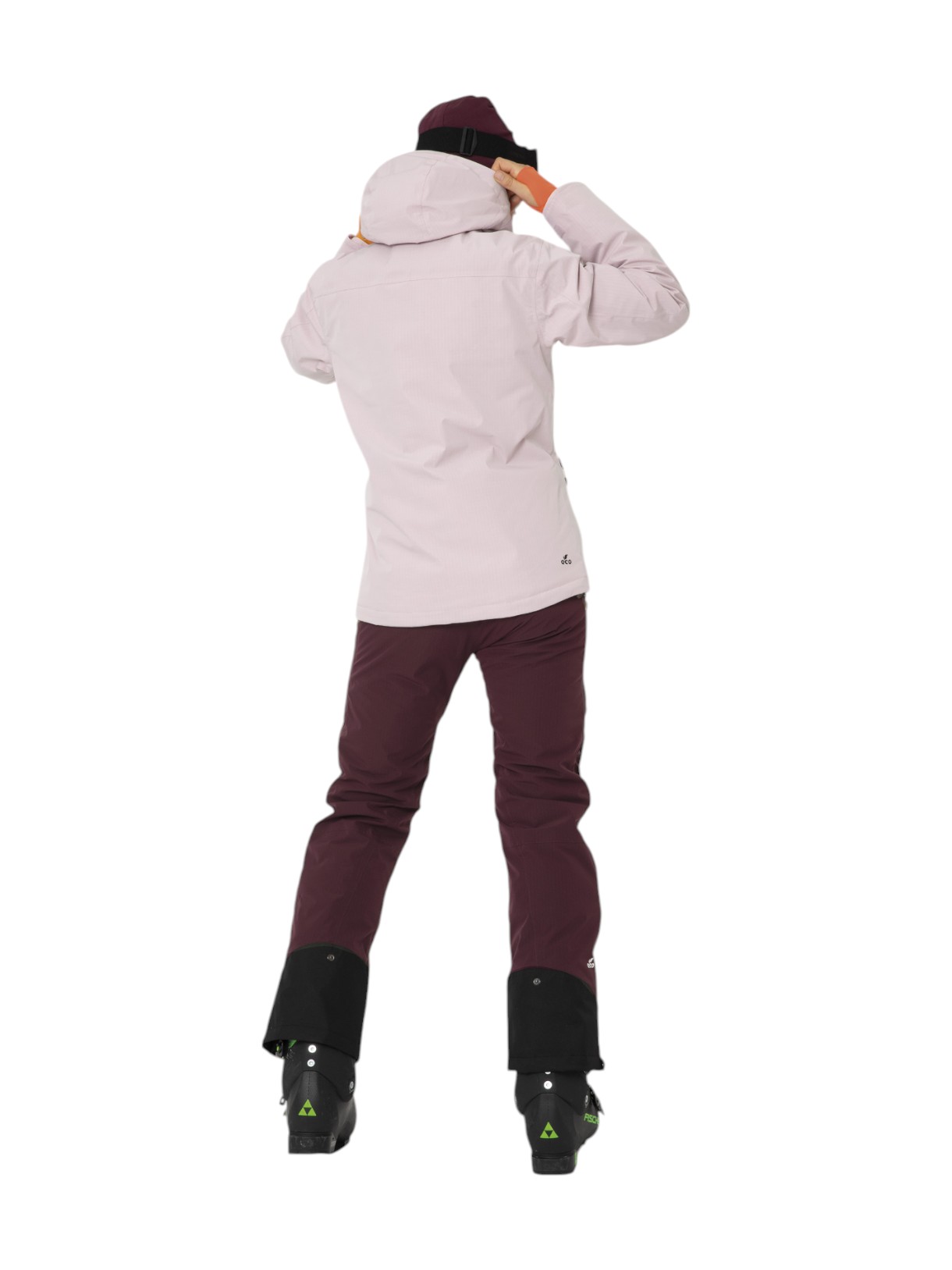 Nausta Damen Skijacke mit Kapuze 3