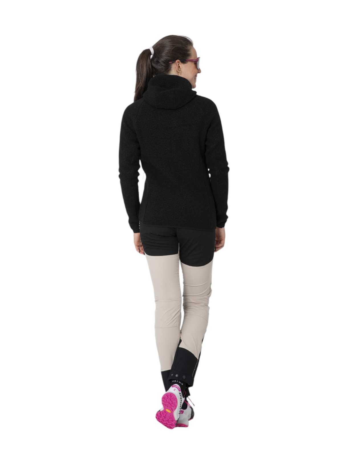 Skord Pile Damen Woll Fleece Hoodie 3