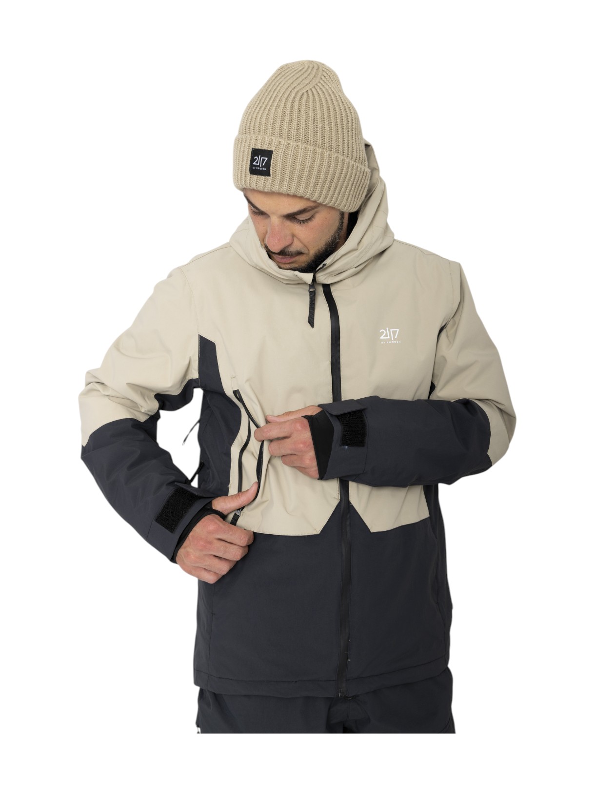 Soppero Herren Skijacke mit Kapuze 3