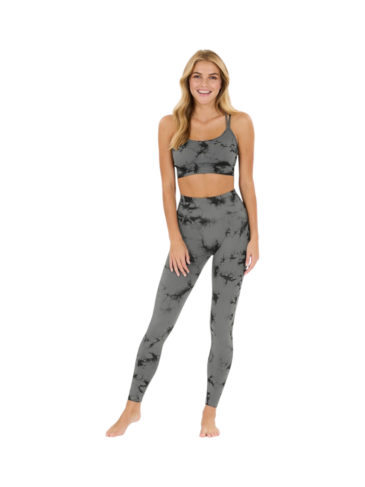 Theresa Tie Dye Seamless Damen Sport Bra 3