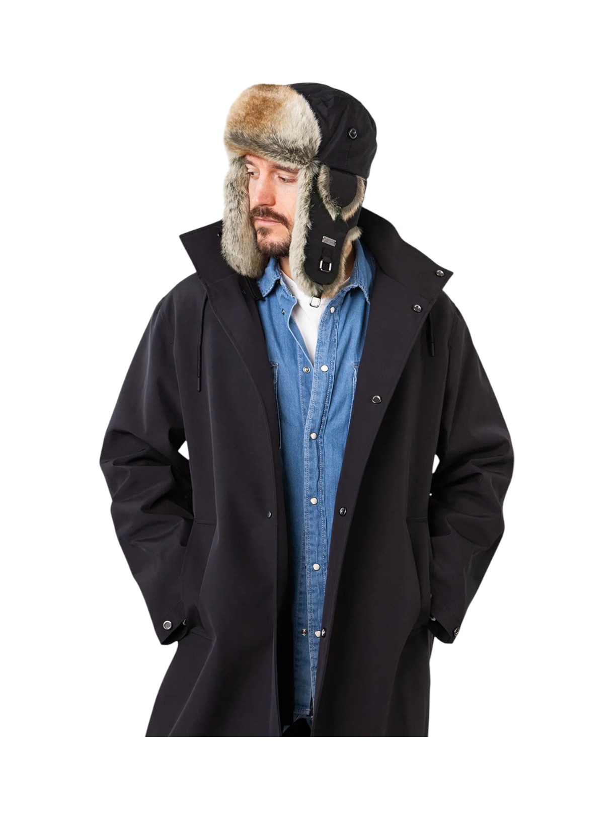 Kamikaze Mütze größenverstellbarer Winter Bomberhut 3