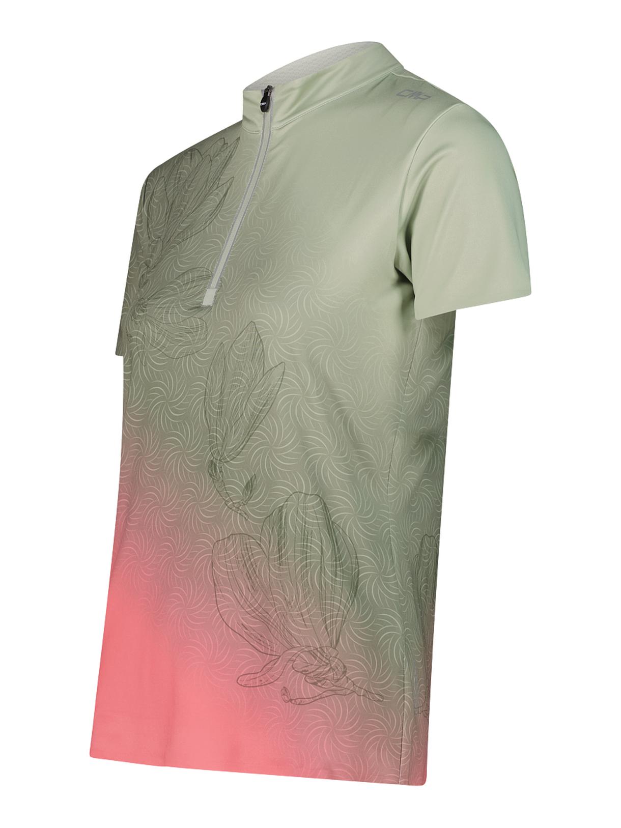 Damen Bike T-Shirt mit Blumenprint und Dry Function 3