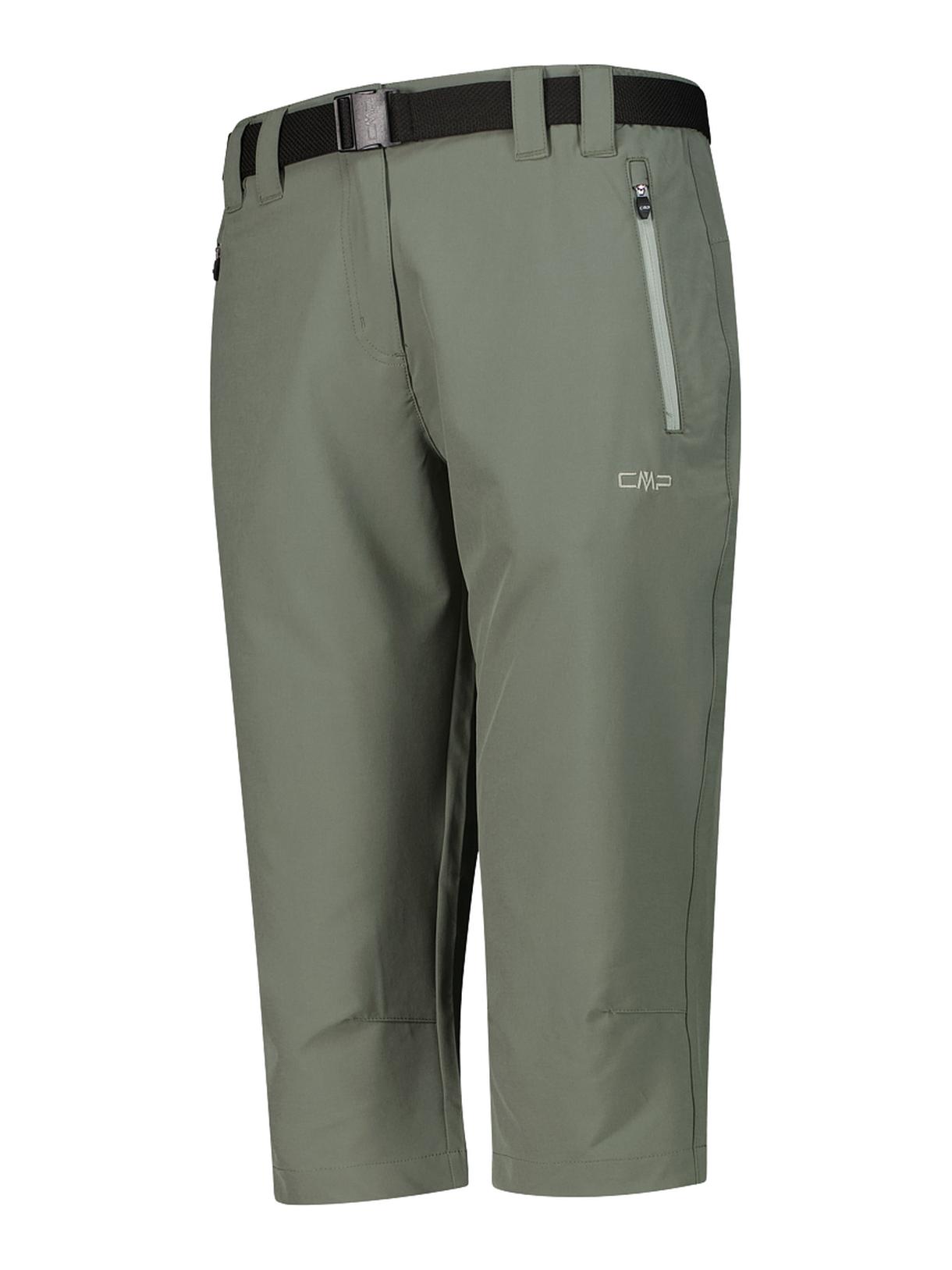 Damen Capri Trekking Hose mit Gürtel und Dry Function 3