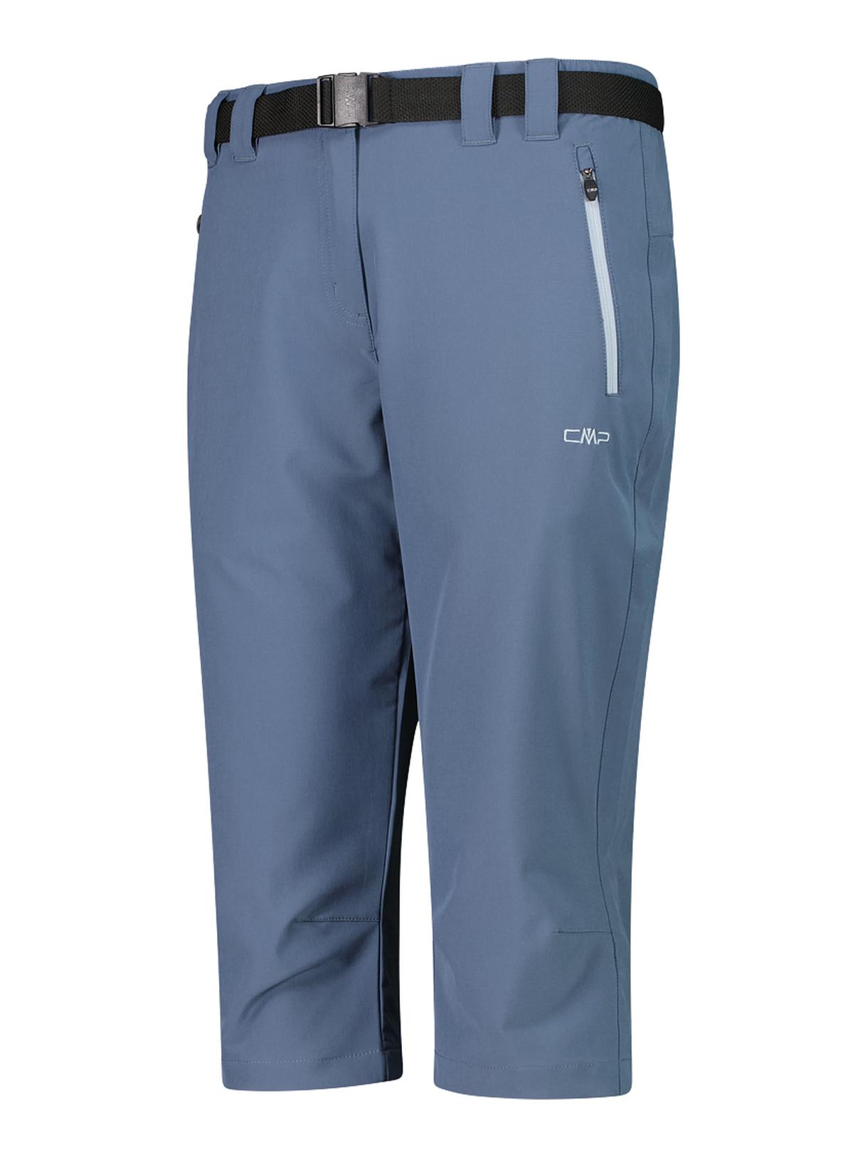 Damen Capri Trekking Hose mit Gürtel und Dry Function 3