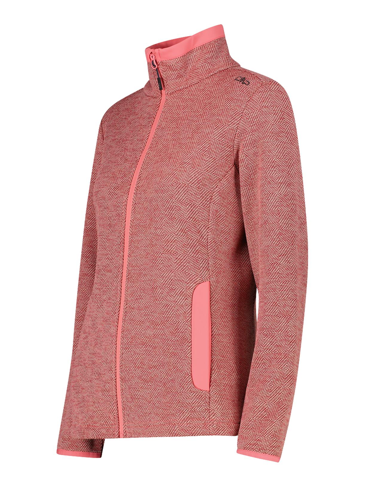 Damen Fleecejacke mit Knit Tech Jacquard 3