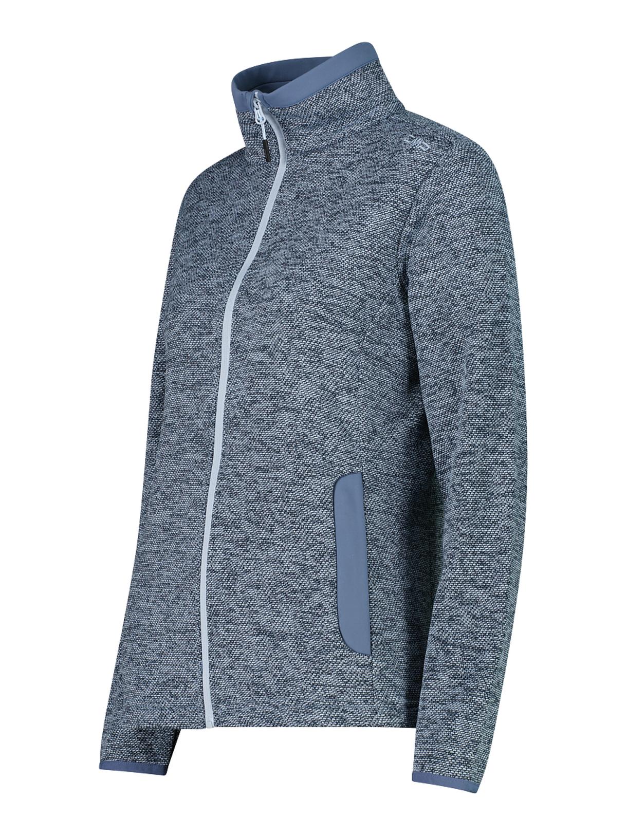 Damen Fleecejacke mit Knit Tech Jacquard 3