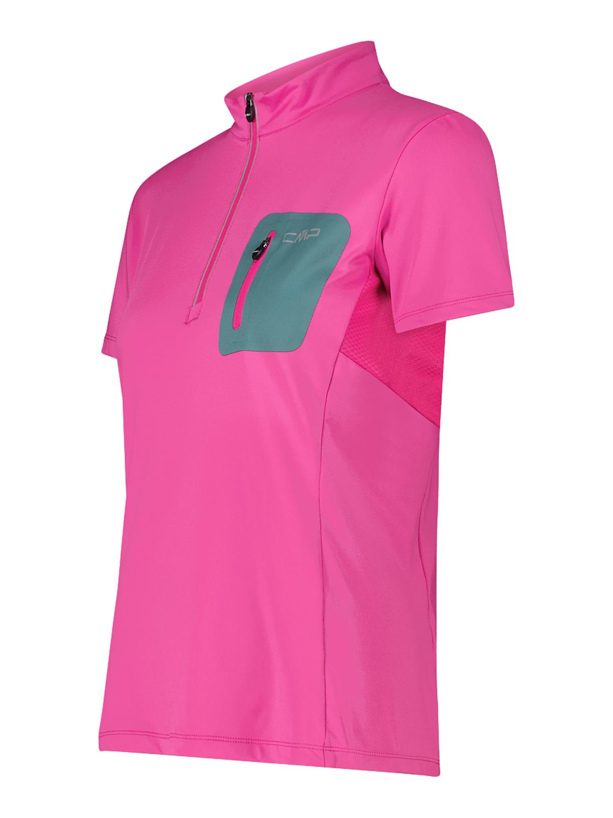 Damen Free Bike T-Shirt aus 4-Way-Stretch mit Brusttasche 3