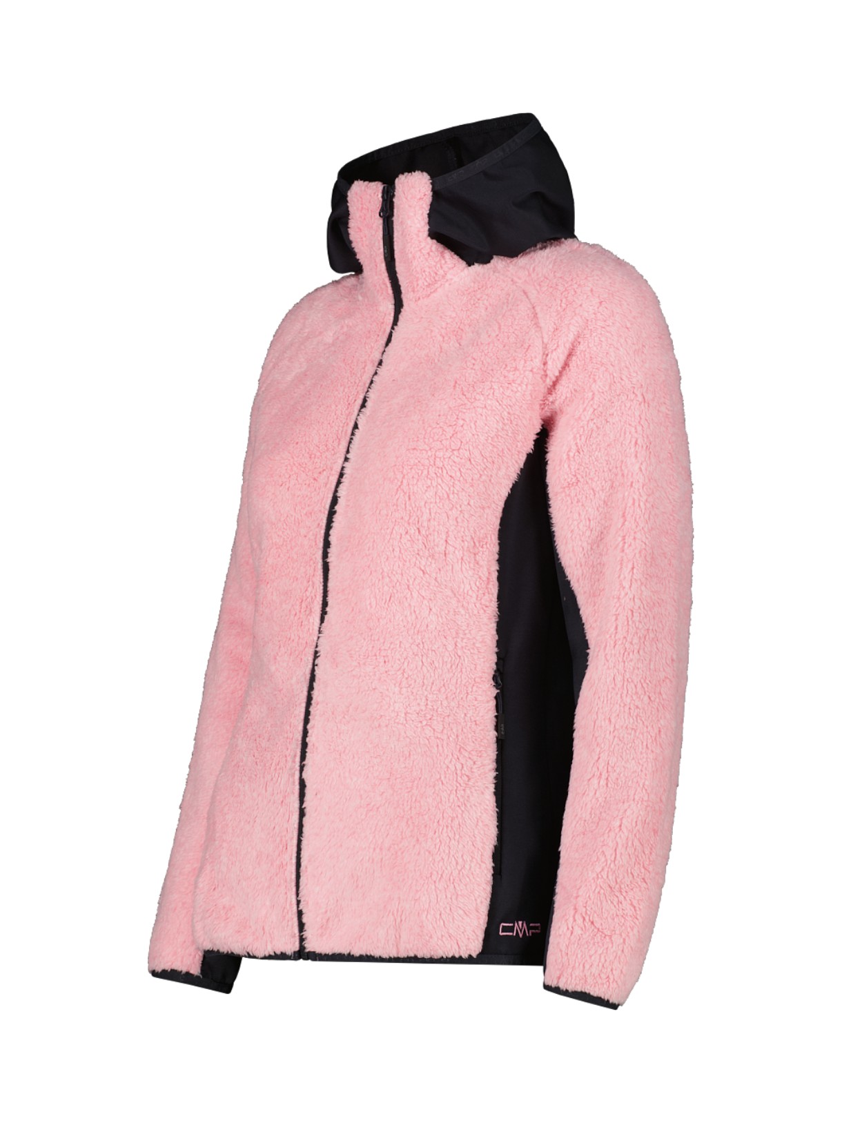 Damen Highloft Fleece Jacke mit Kapuze 3