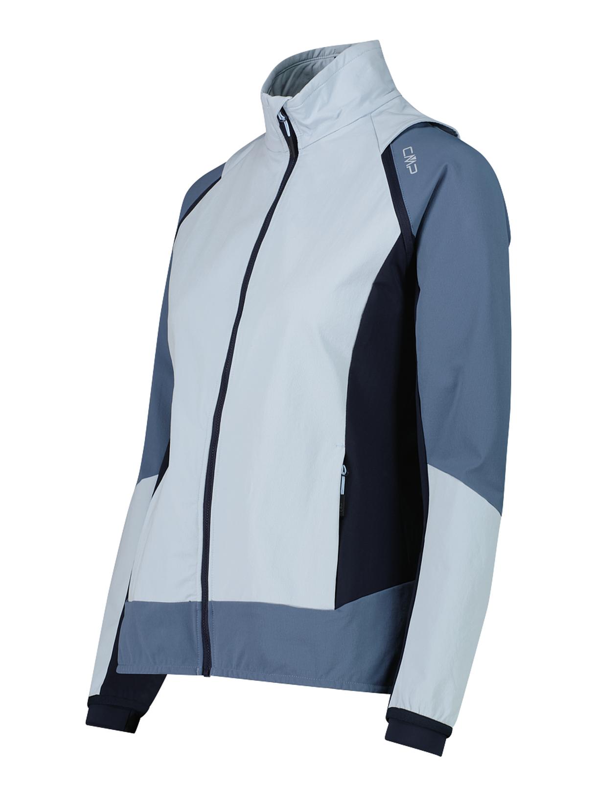 Damen Hybrid Stretch Jacke mit abnehmbaren Ärmeln 3