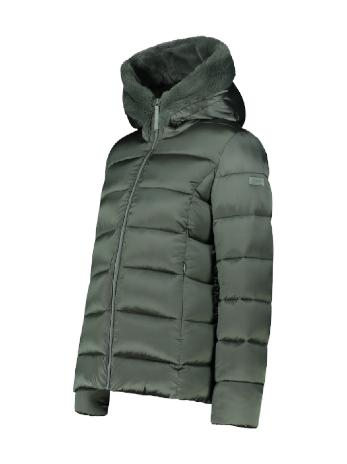 Damen Jacke wattiert mit Kapuze 3