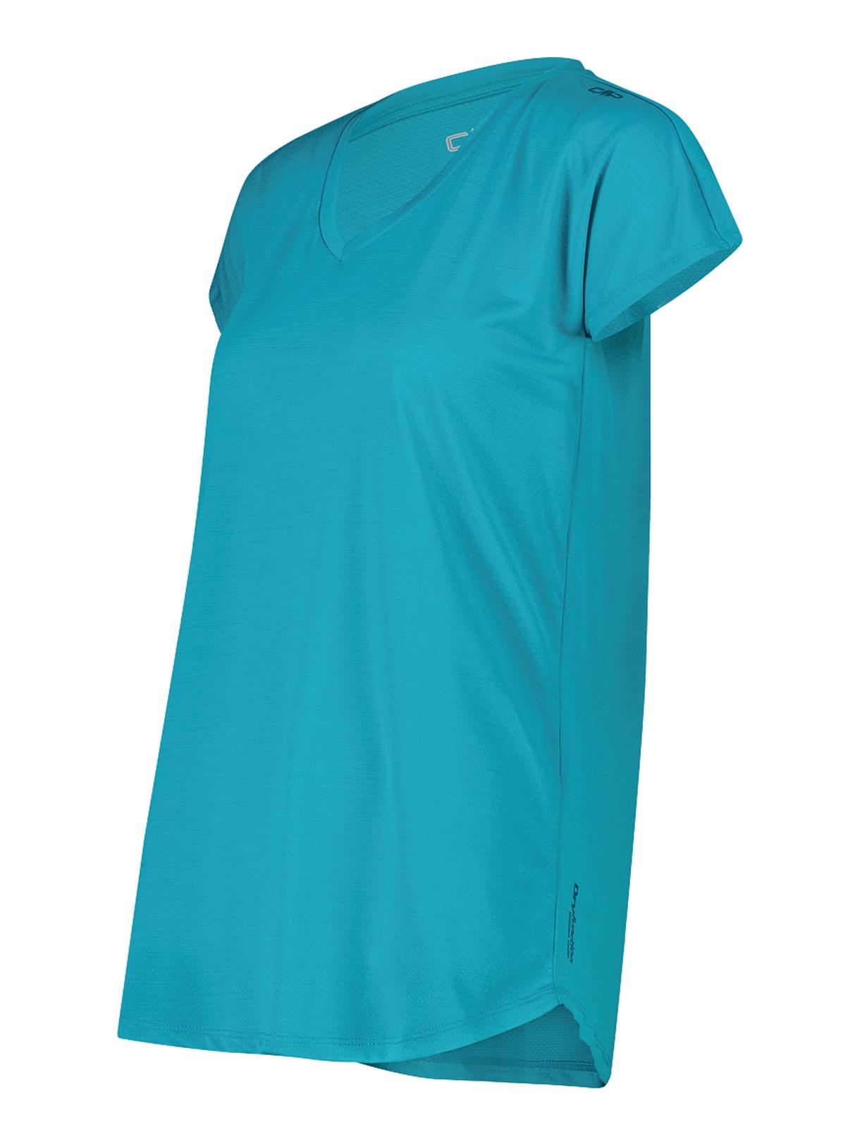 Damen Jersey T-Shirt mit V-Ausschnitt und Dry Function 3