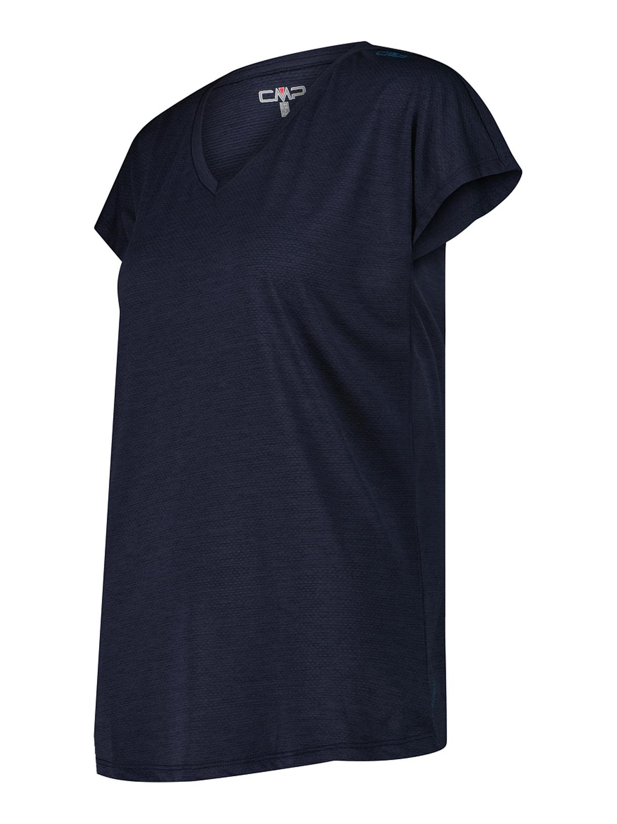 Damen Jersey T-Shirt mit V-Ausschnitt und Dry Function 3