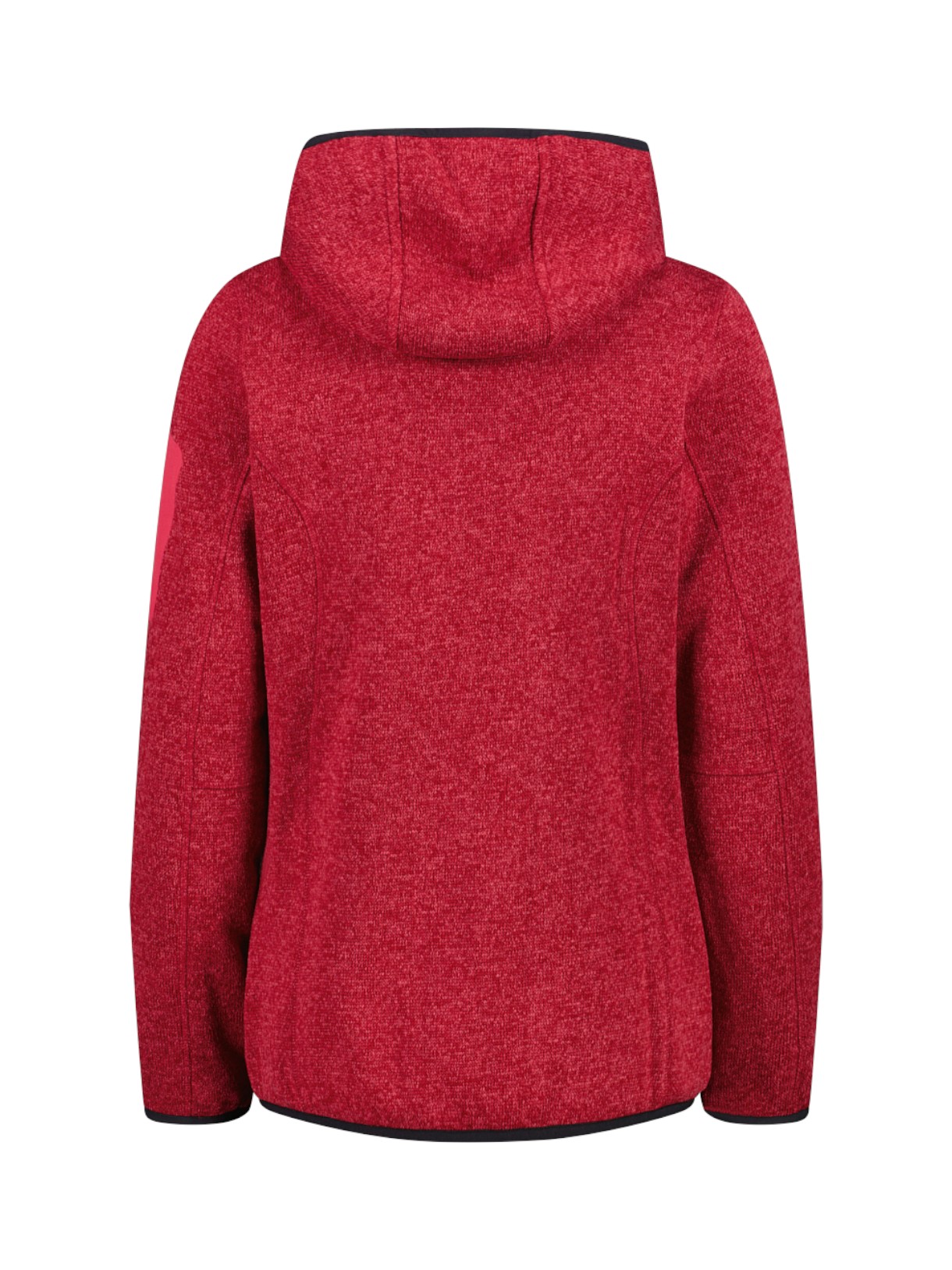 Damen Outdoor Fleece Jacke Knit-Tech meliert mit Kapuze 3