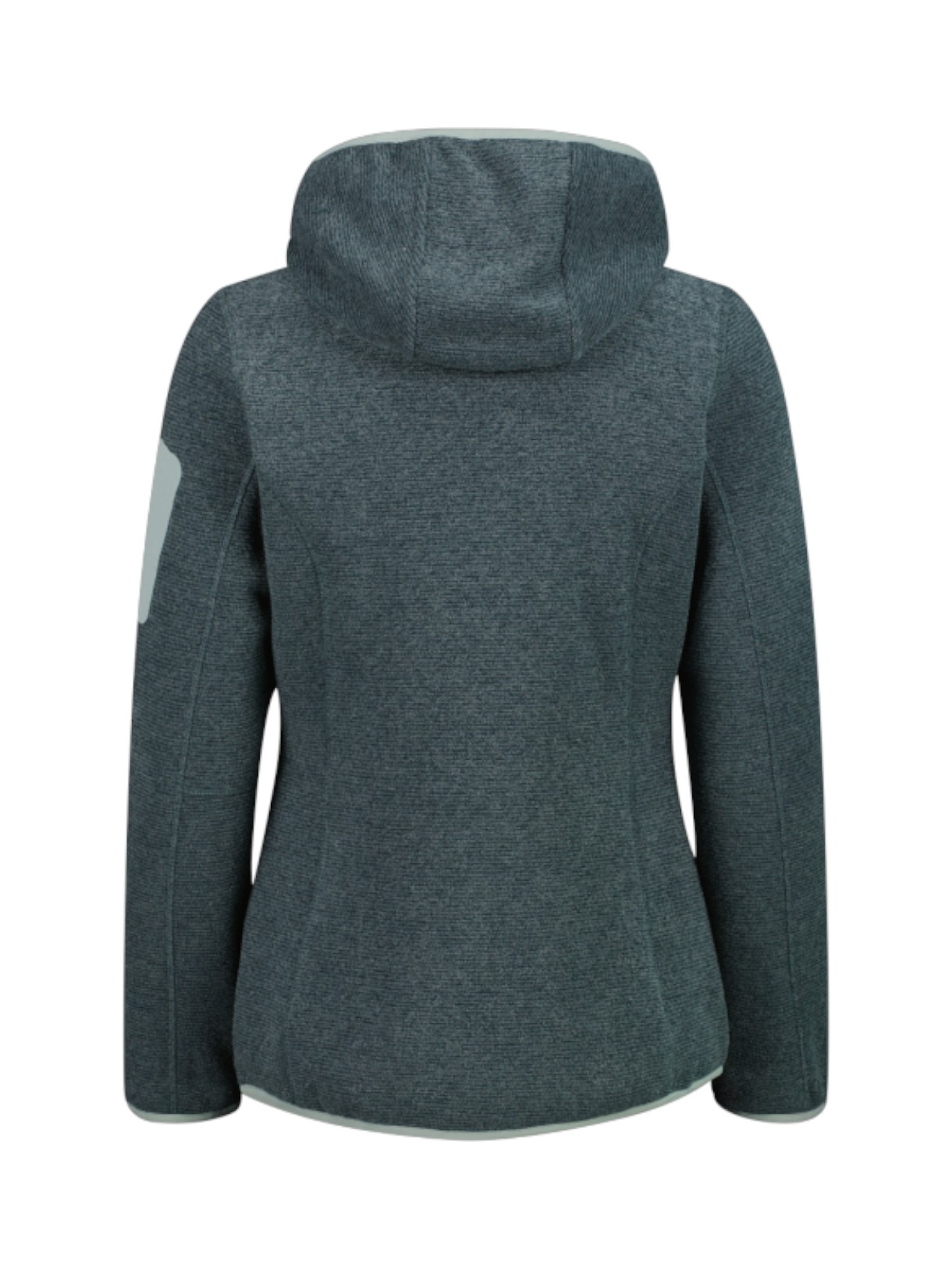 Damen Outdoor Fleece Jacke Knit-Tech meliert mit Kapuze 3