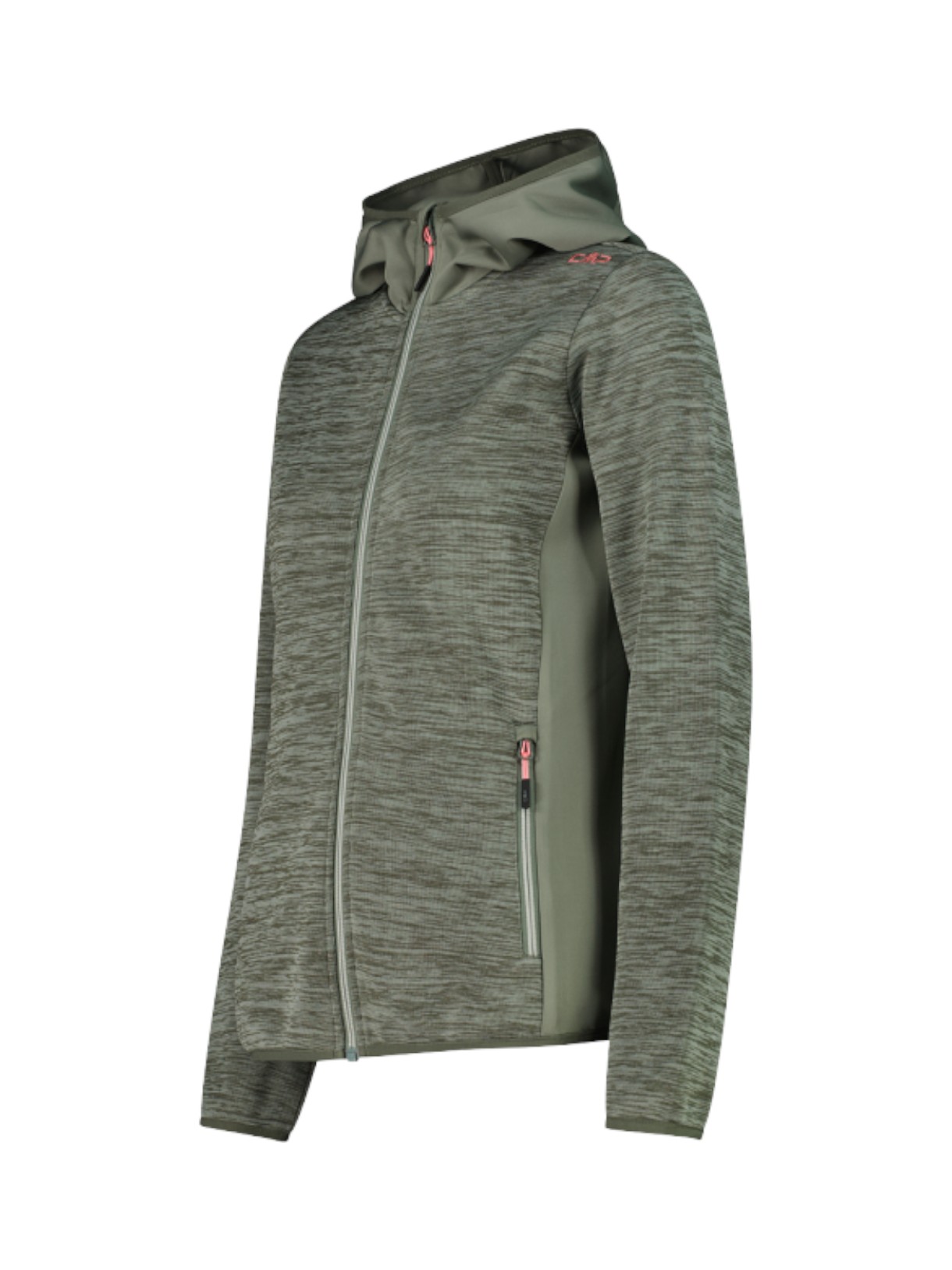 Damen Outdoor Knit Tech Jacke mit Kapuze 3