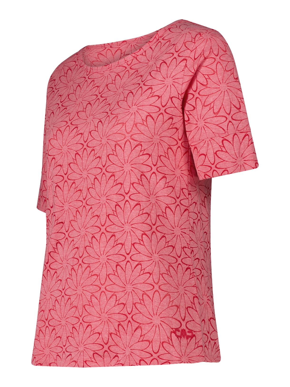 Damen Outdoor T-Shirt mit Blumenprint 3
