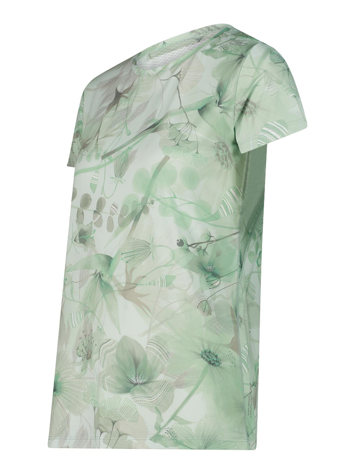 Damen Outdoor T-Shirt mit Blumenprint mit Dry Function 3