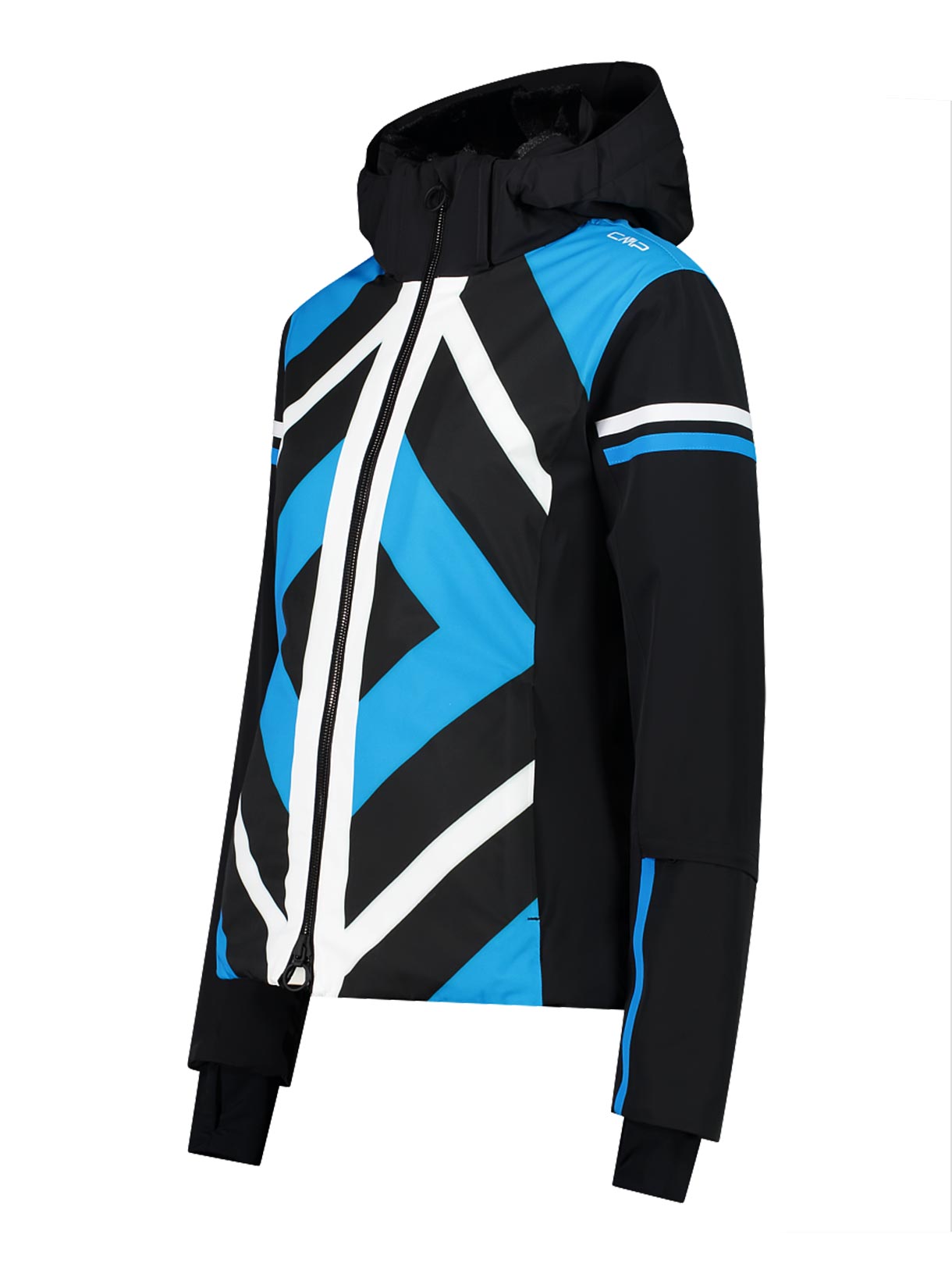 Damen Skijacke mit abnehmbarer Kapuze 3