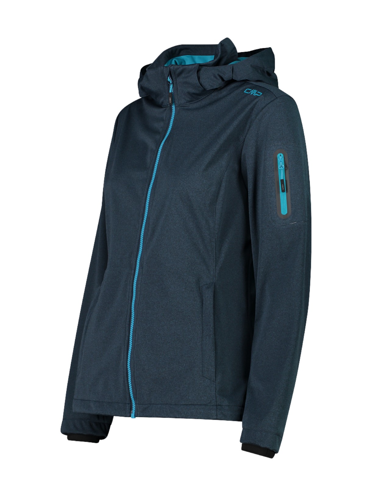 Damen Softshell Jacke mit abnehmbarer Kapuze 3