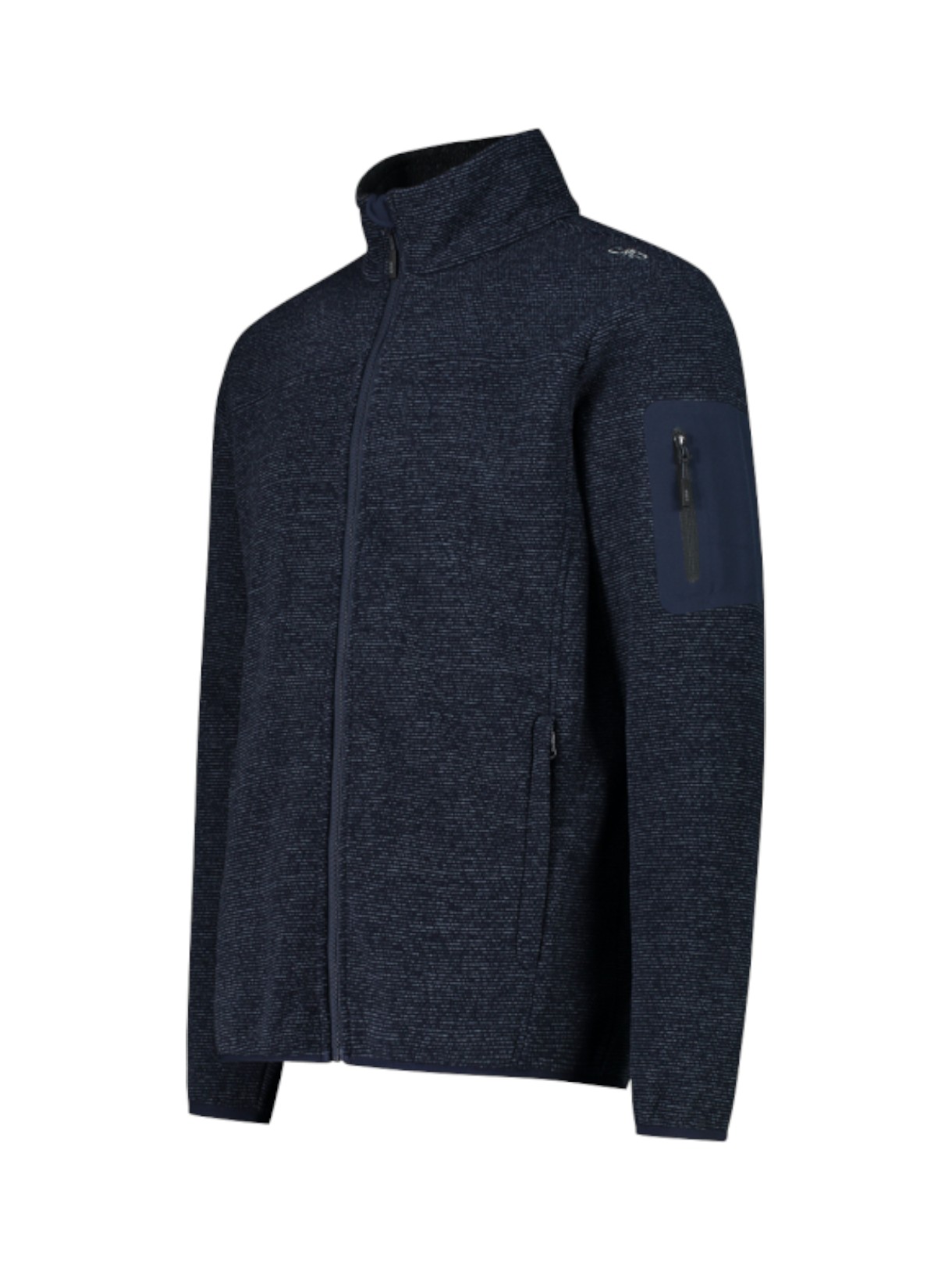 Herren Fleece Jacquard-Knit-Tech Outdoor Jacke 3