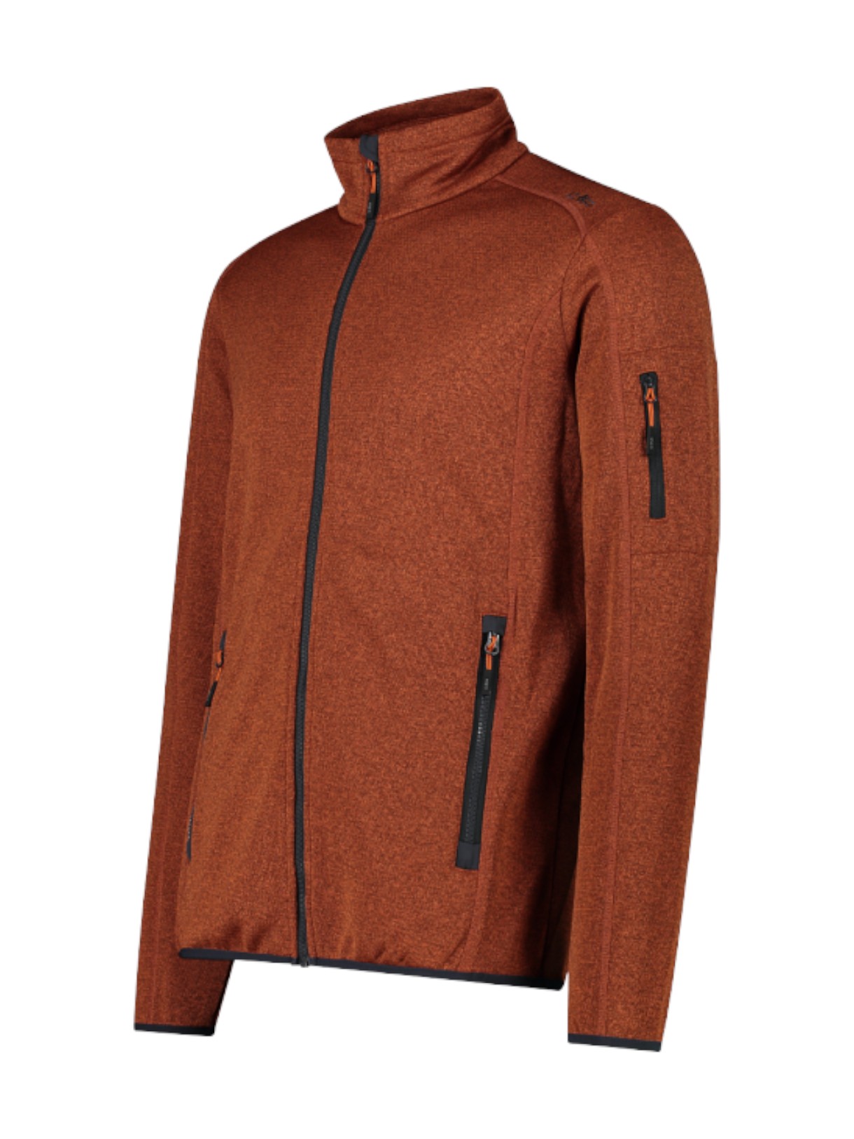 Herren Knit Tech Fleece Jacke mit Mesh 3