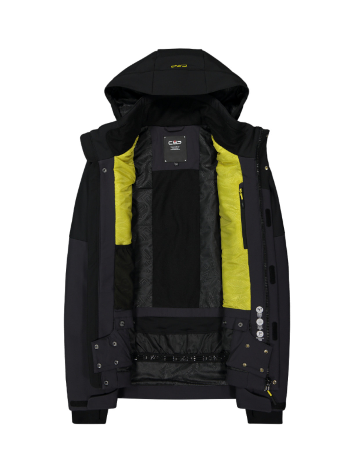 Herren Softshell Skijacke Clima-Protect mit abnehmbarer Kapuze 3