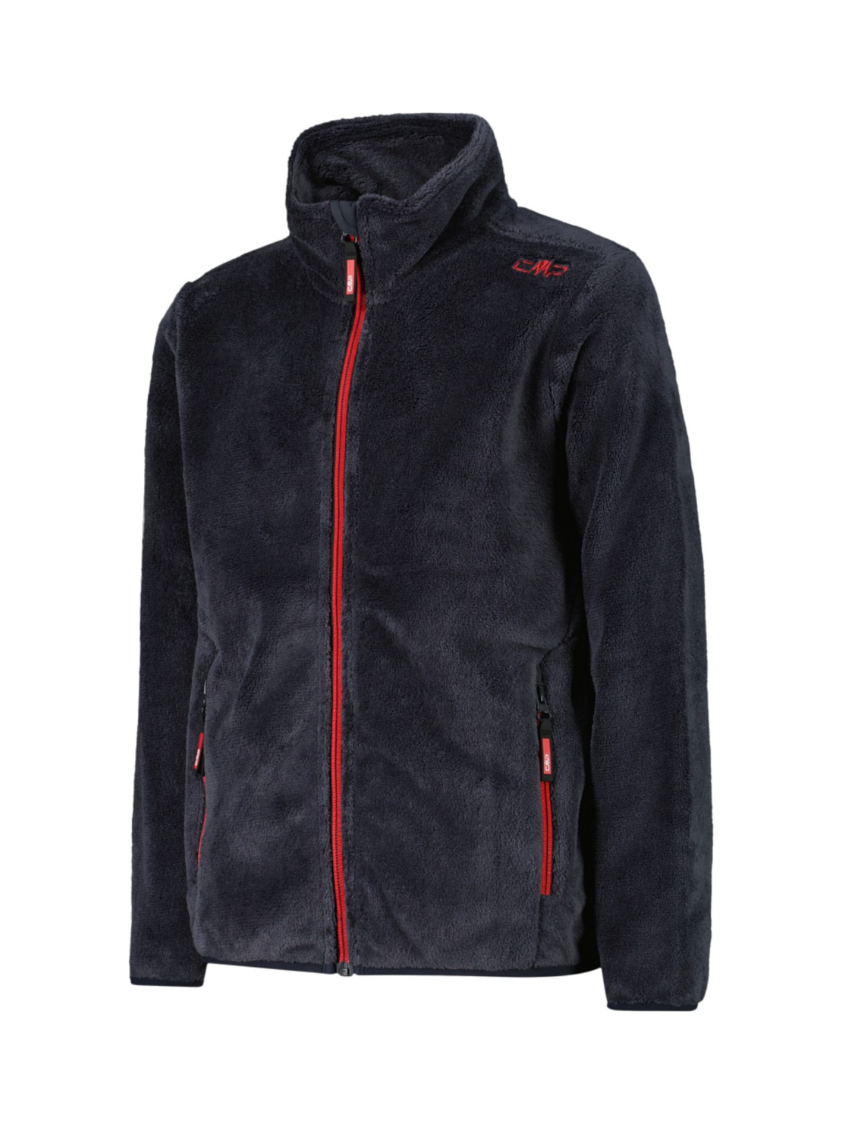 Jungen HighLoft Fleece Jacke grau 3