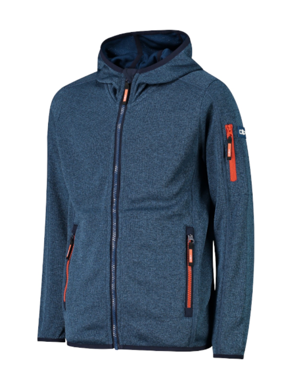 Kinder Jacke mit Kapuze aus Knit Tech Fleece 3