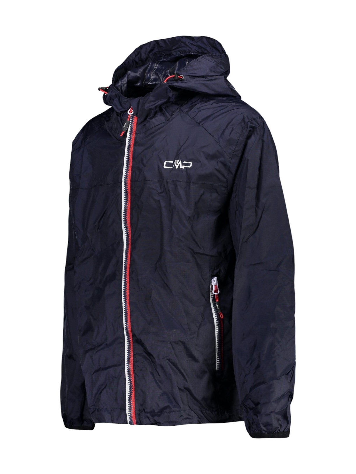 Kinder Regenjacke mit Kapuze und Pack Pocket 3