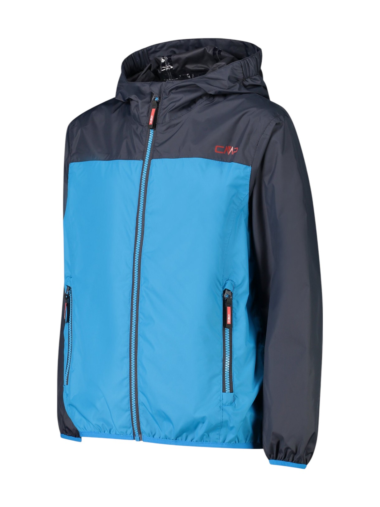 Kinder Regenjacke Pack Pocket mit Kapuze 3
